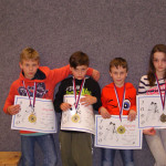 Vítězové - Jirka, Erik, Ondra, Kája (bráno zleva)